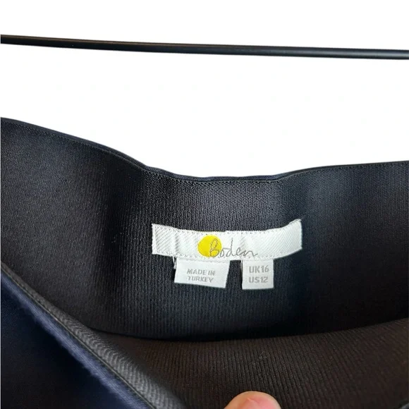 Boden Navy Mini Skirt Women’s US 12 Classic Workwear Career Office - Picture 2 of 4